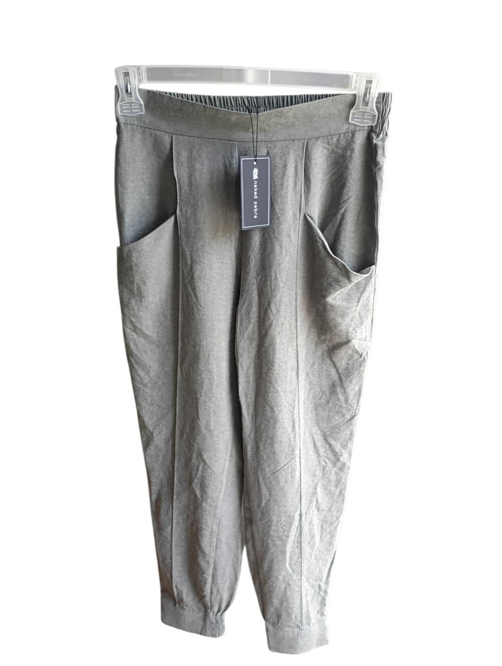NWT Naked Zebra Tapered Soft Olive Matte Joggers